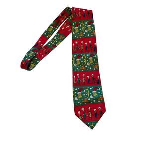 Vintage Dr. Seuss Men's 100% Silk The Grinch Christmas Necktie